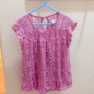 Speechless Kids small pink with pretty design.